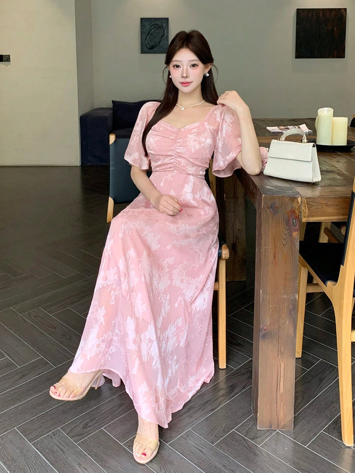 Rochie maxi SHEIN, roz