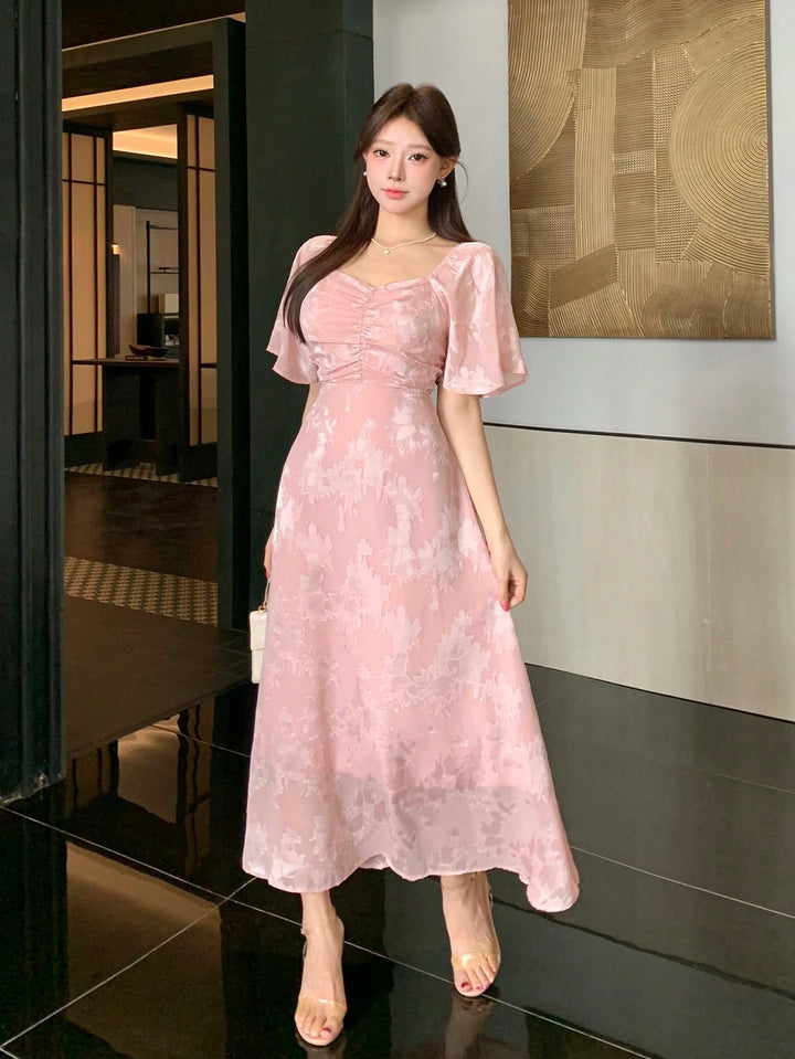 Rochie maxi SHEIN, roz