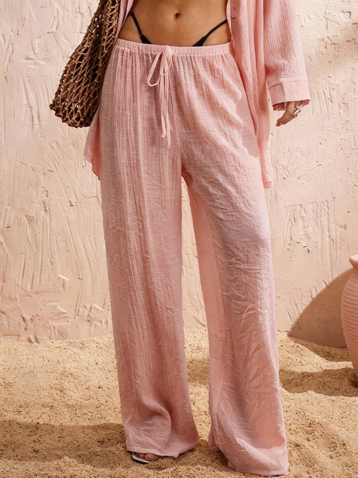 Fusta de plaja SHEIN, portocaliu