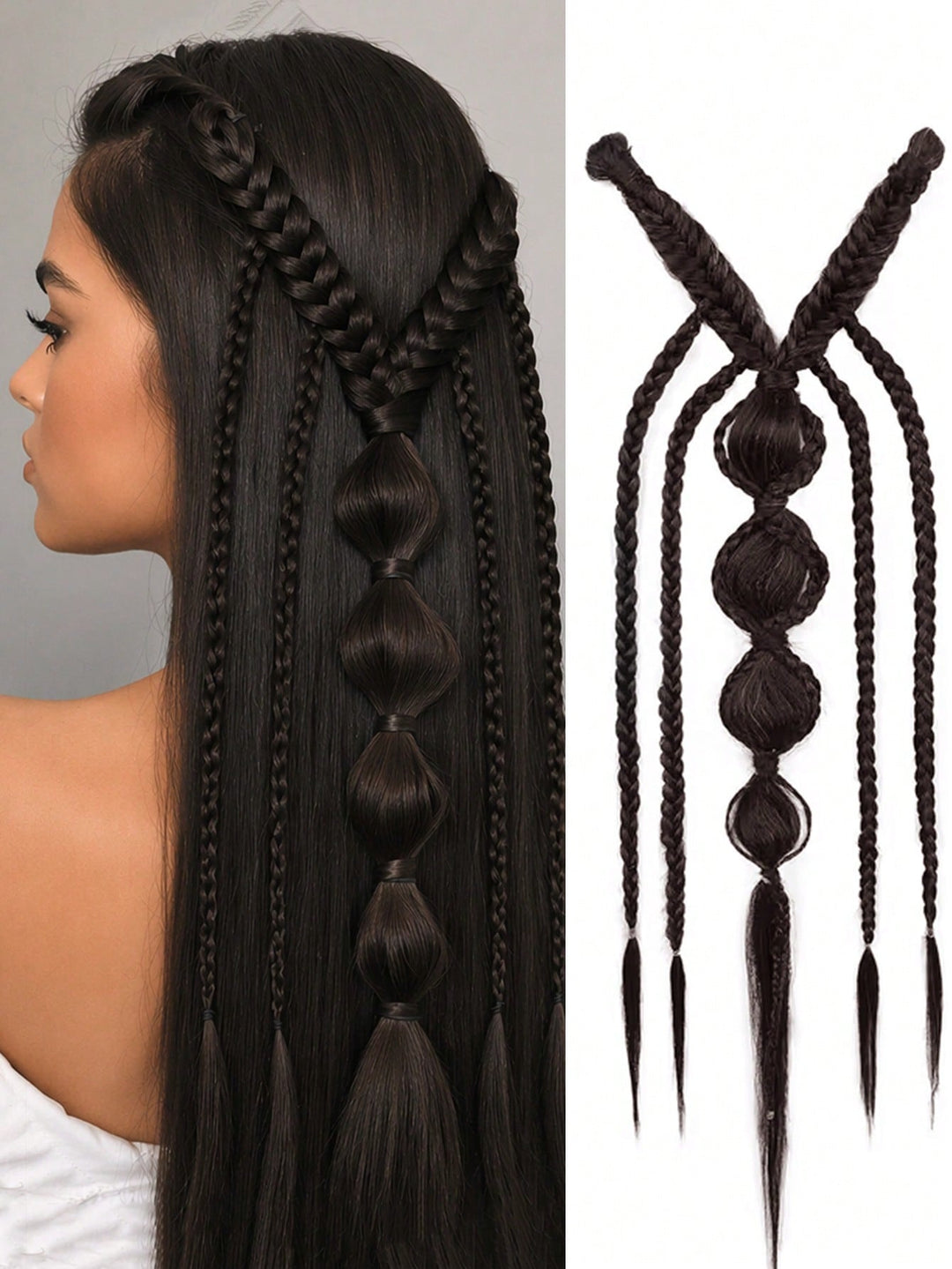 Extensie SHEIN, mix culori
