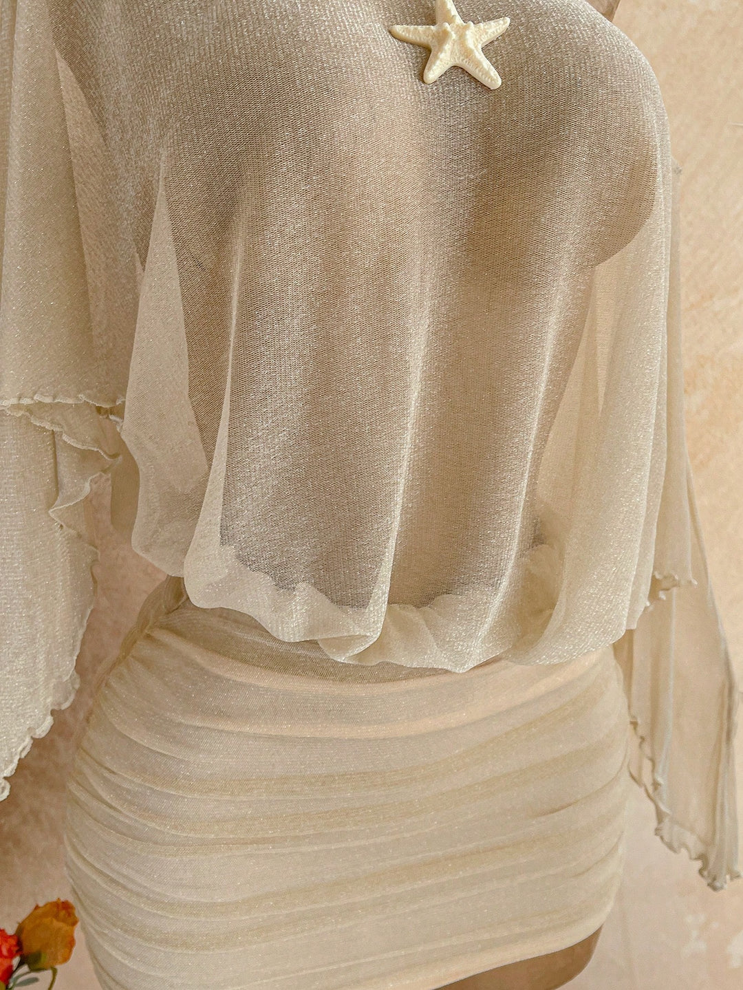Rochie mini SHEIN, auriu