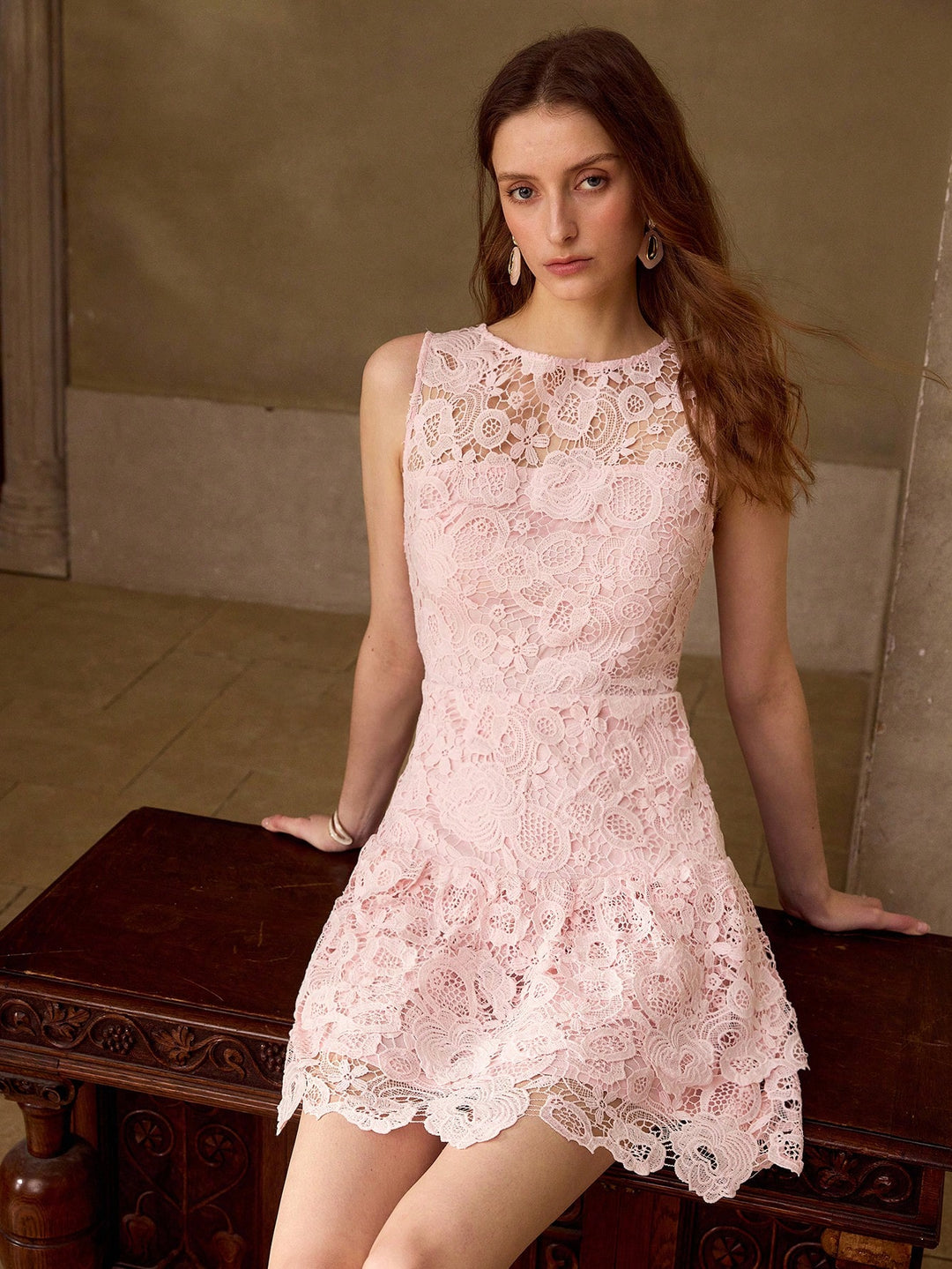 Rochie mini SHEIN, roz