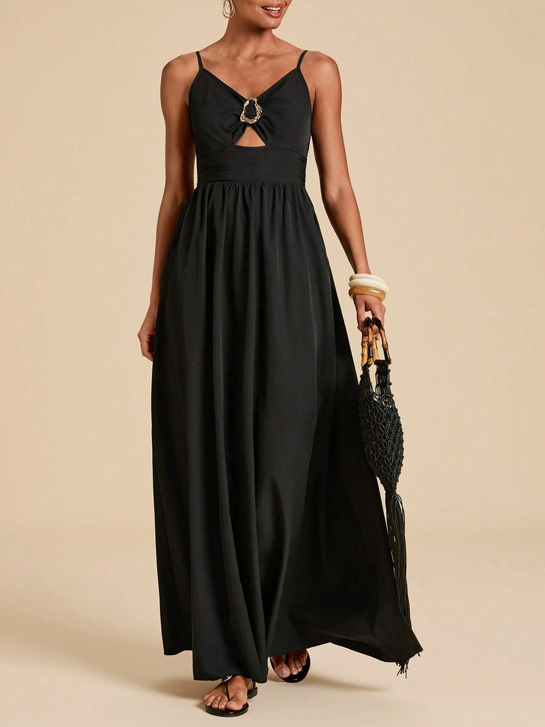 Rochie maxi SHEIN, negru
