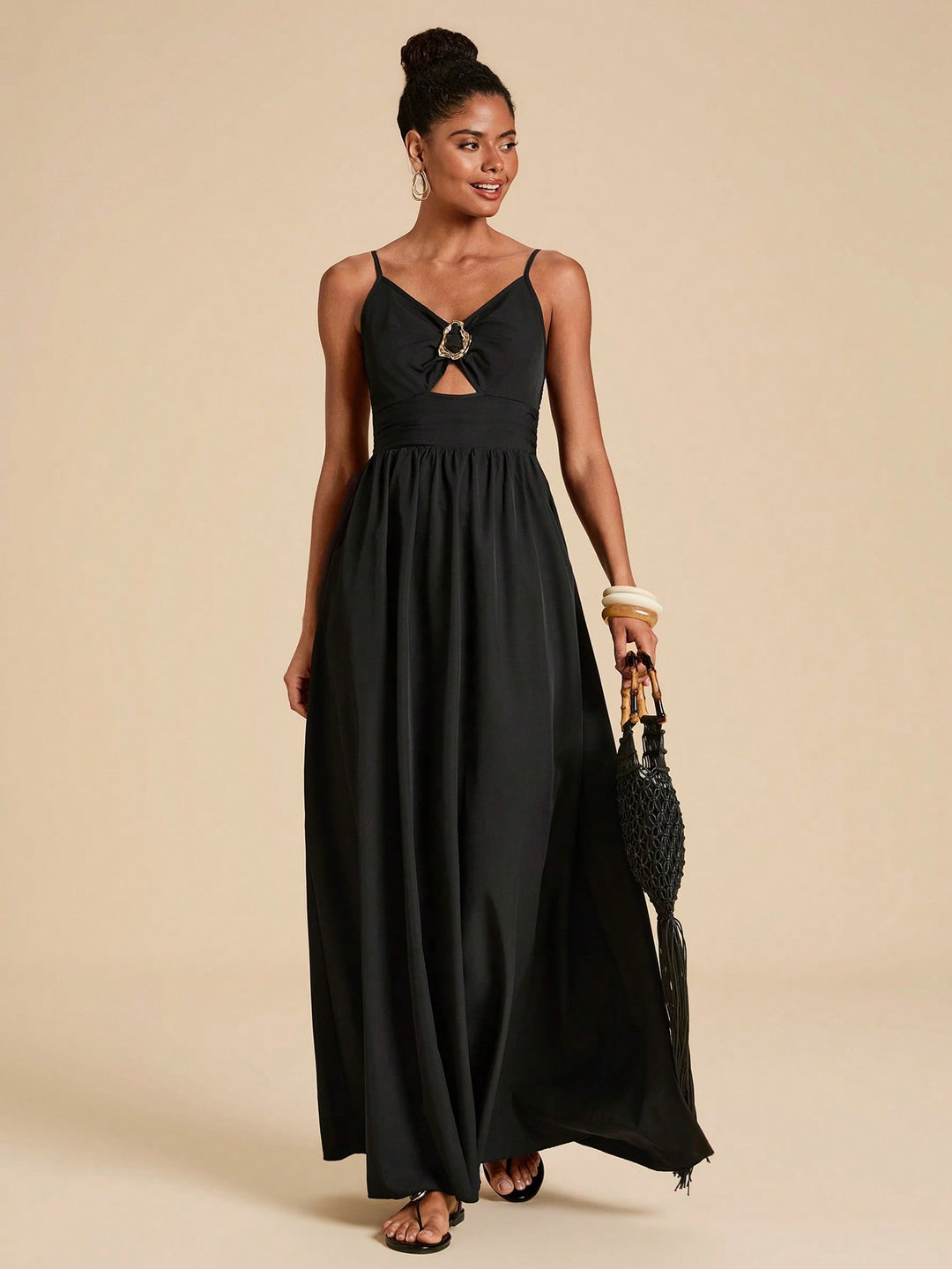 Rochie maxi SHEIN, negru