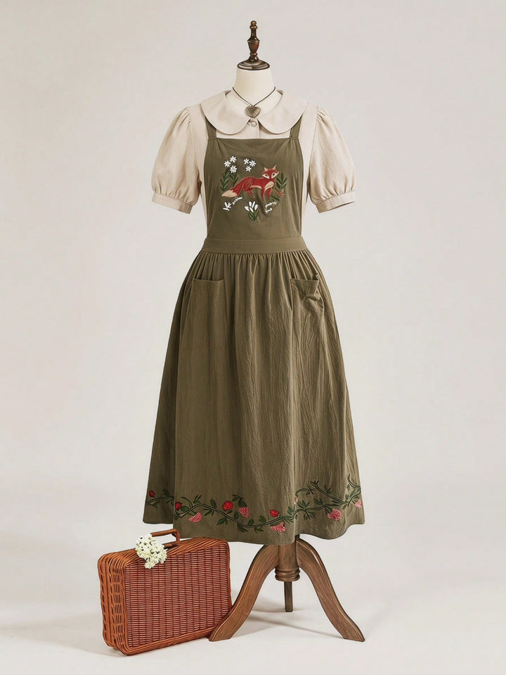 Rochie SHEIN, kaki