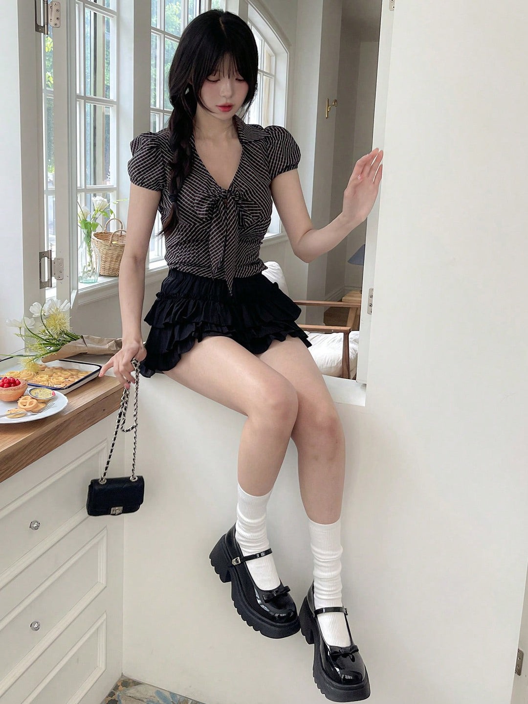 Bluza SHEIN, negru