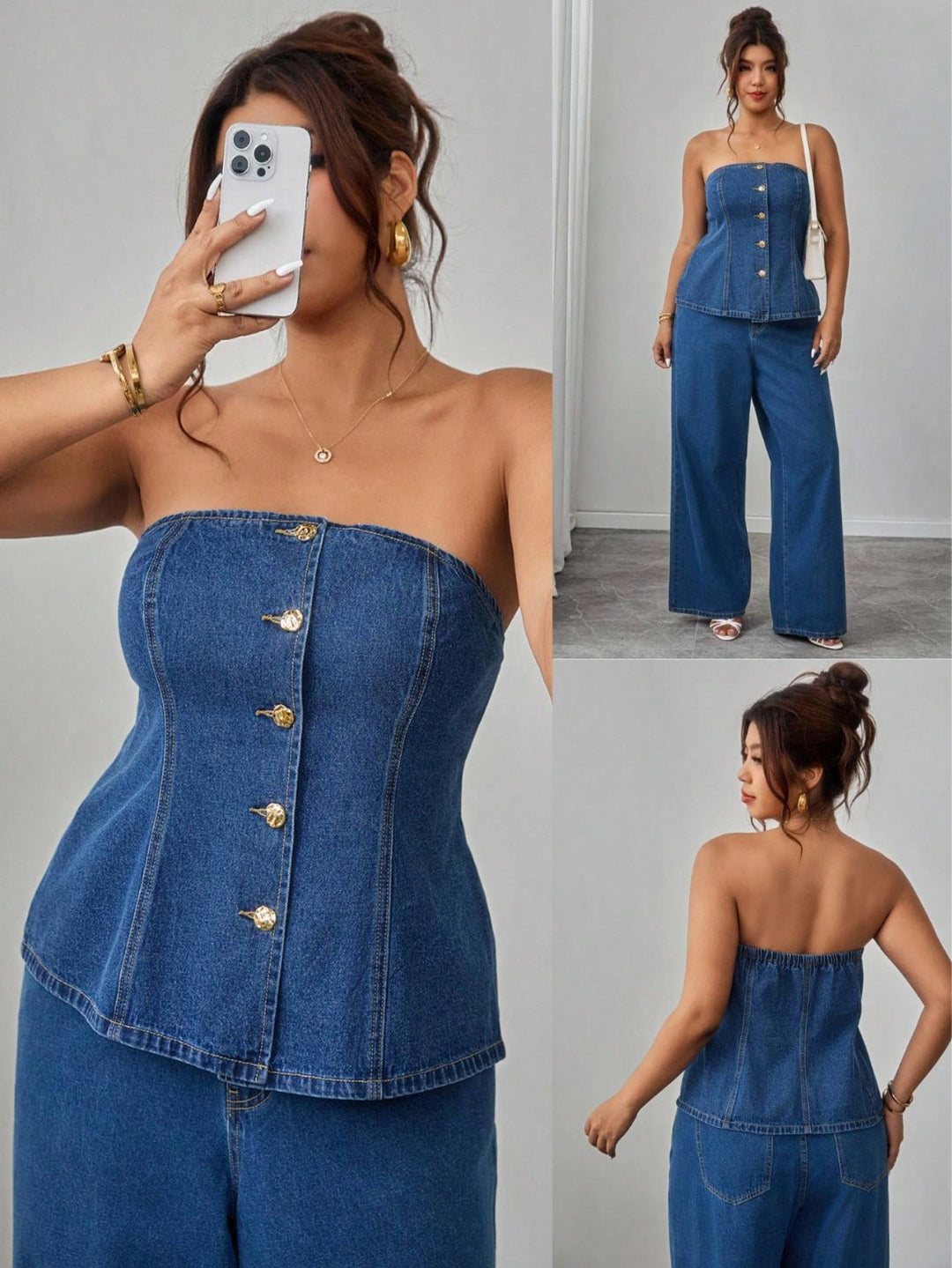 Top SHEIN, albastru