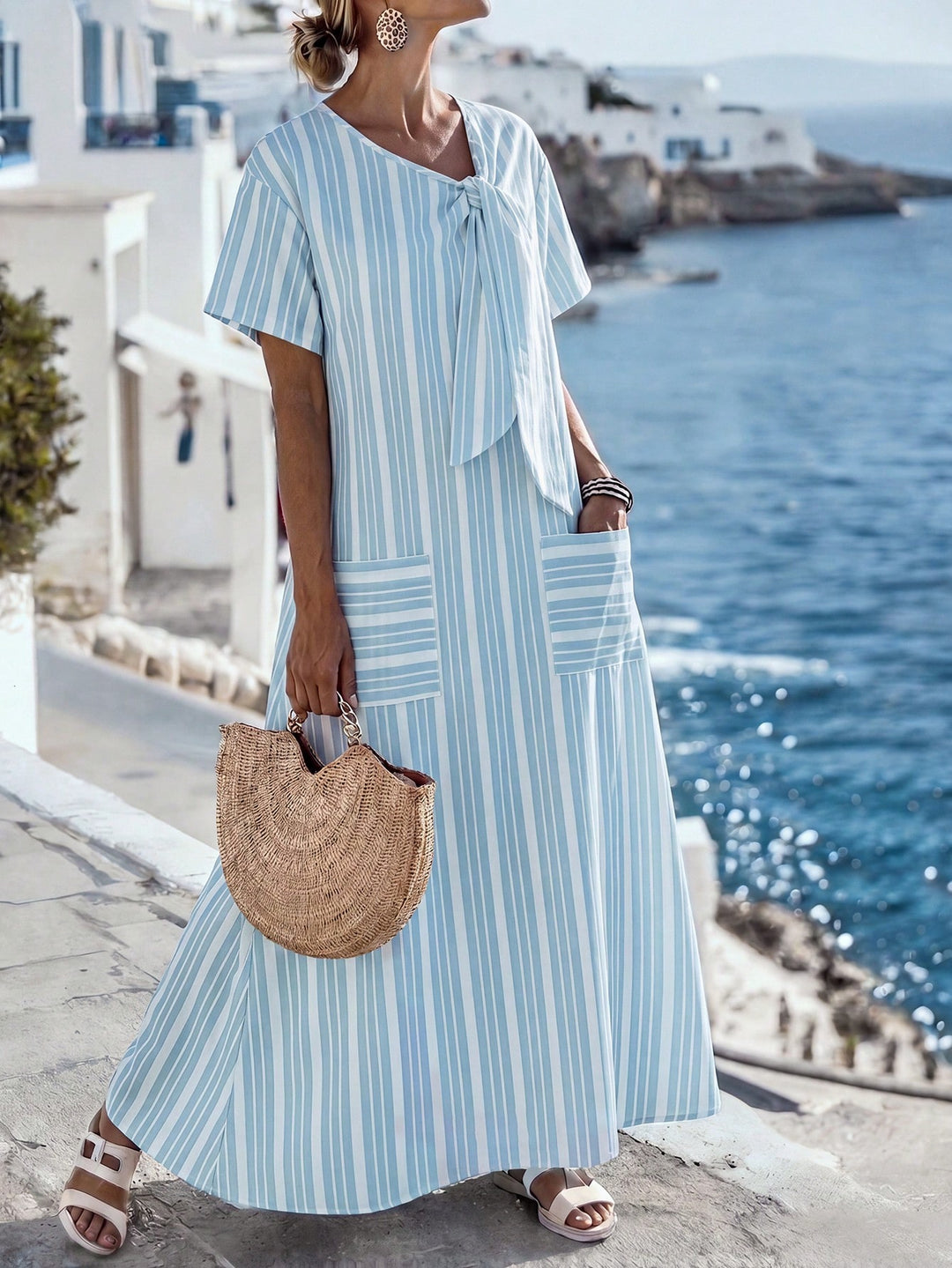 Rochie maxi SHEIN, albastru