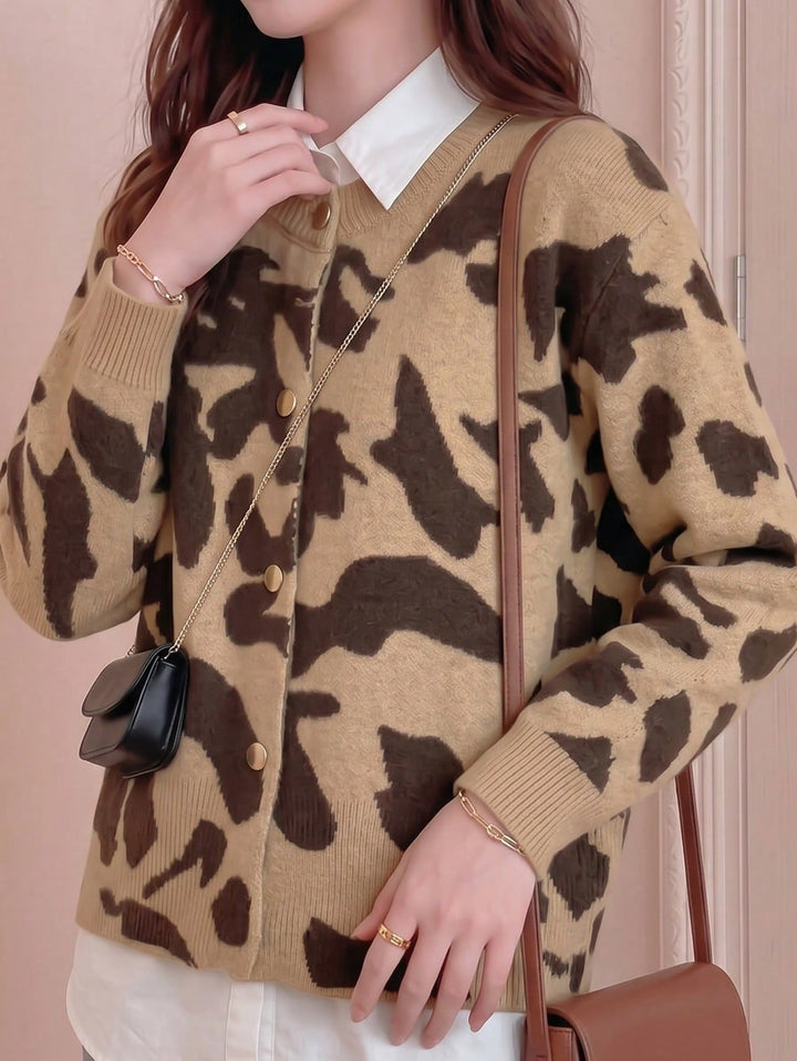 Cardigan SHEIN, maro