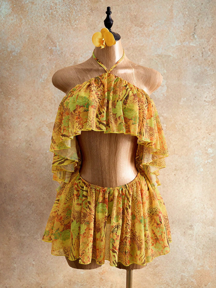 Rochie scurtă SHEIN, mix culori