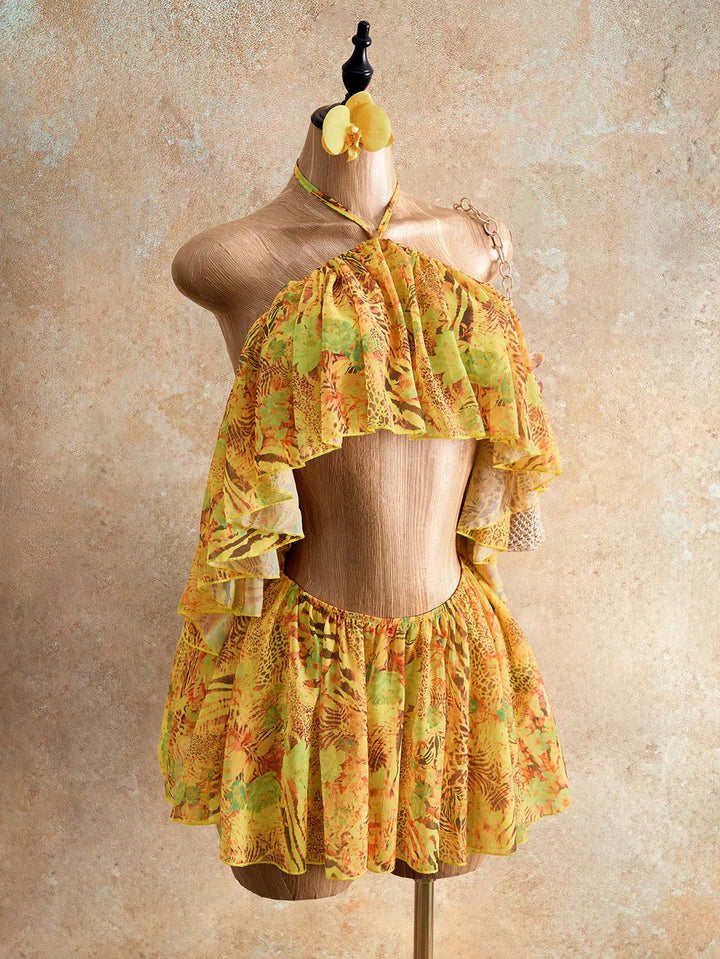 Rochie scurtă SHEIN, mix culori