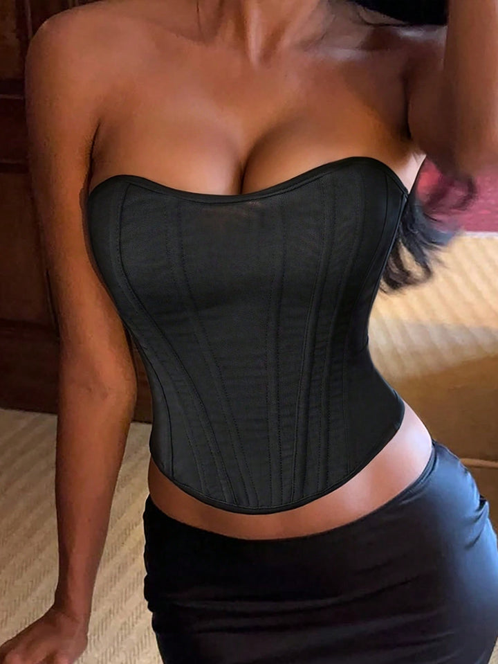 Top SHEIN, negru