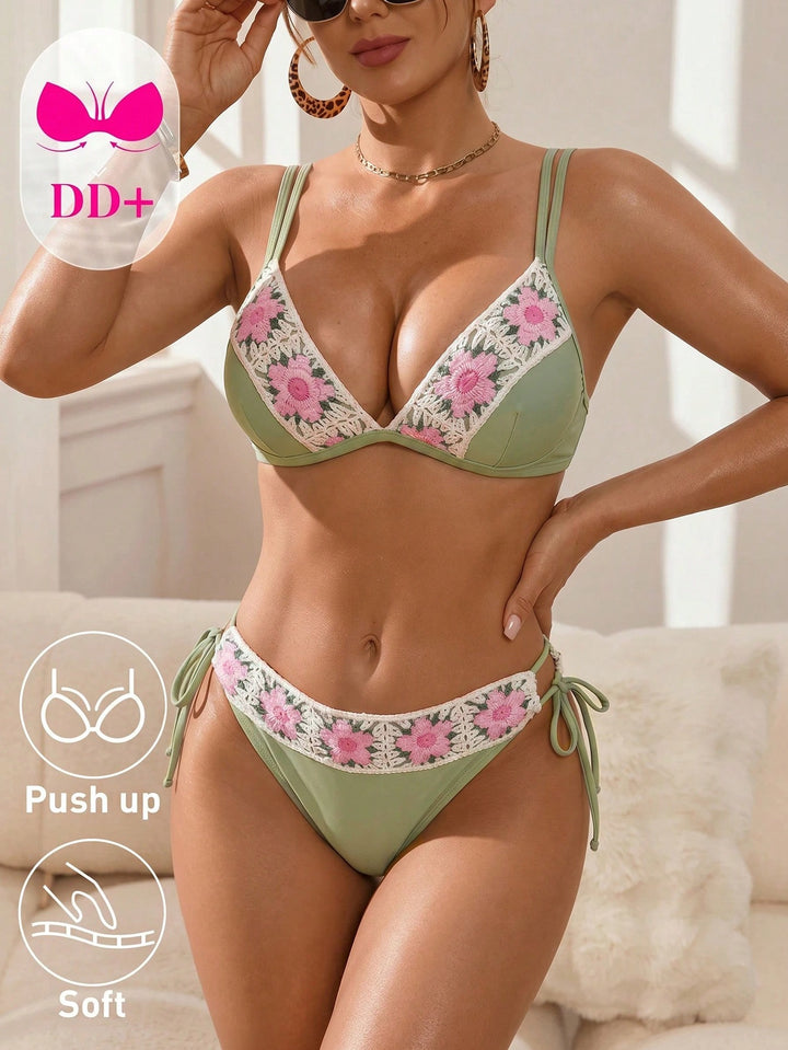 Set bikini SHEIN, verde