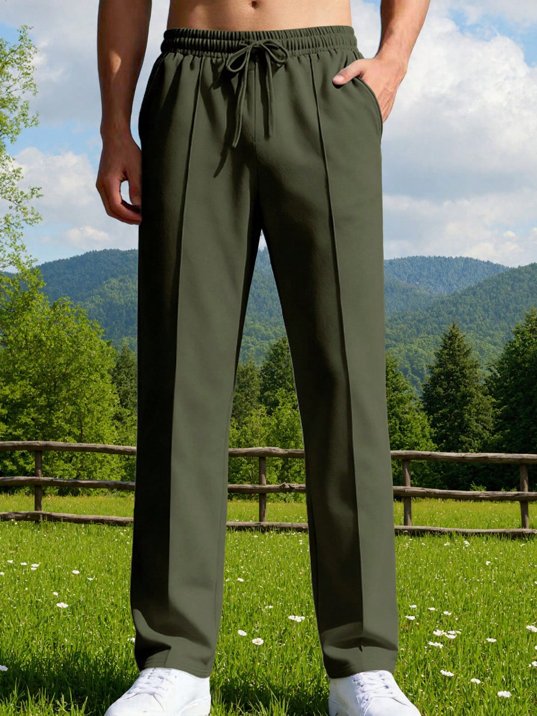 SHEIN nadrág, khaki