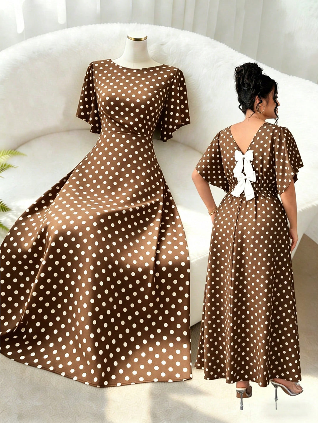 Rochie SHEIN, maro