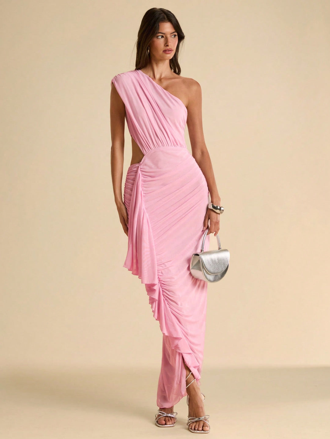 Rochie maxi SHEIN, roz