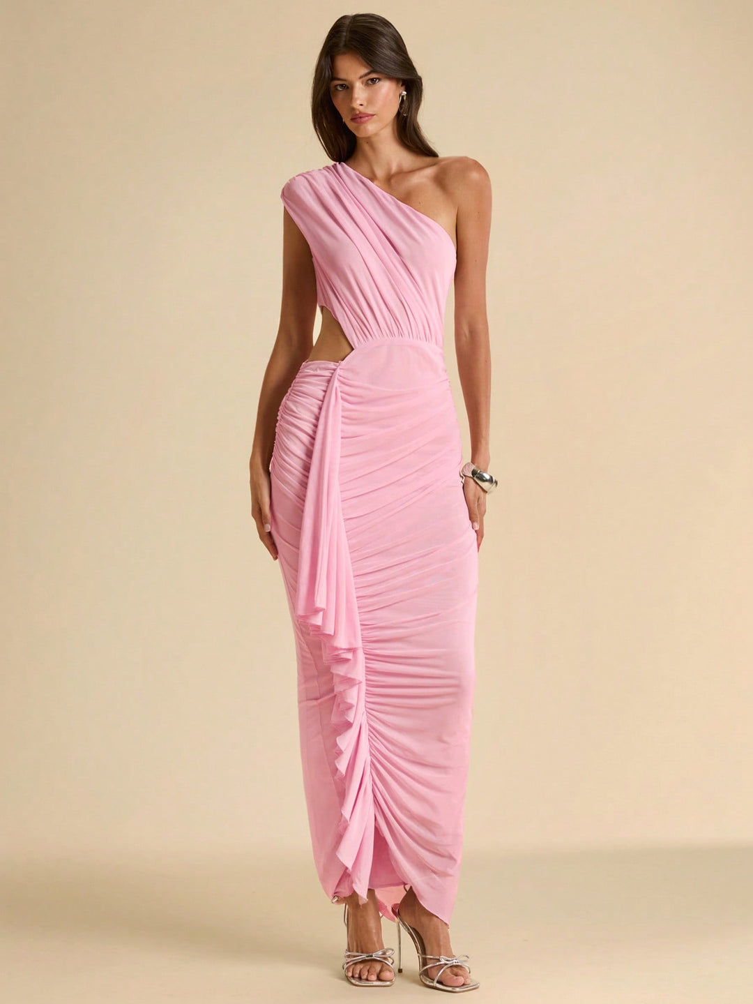 Rochie maxi SHEIN, roz