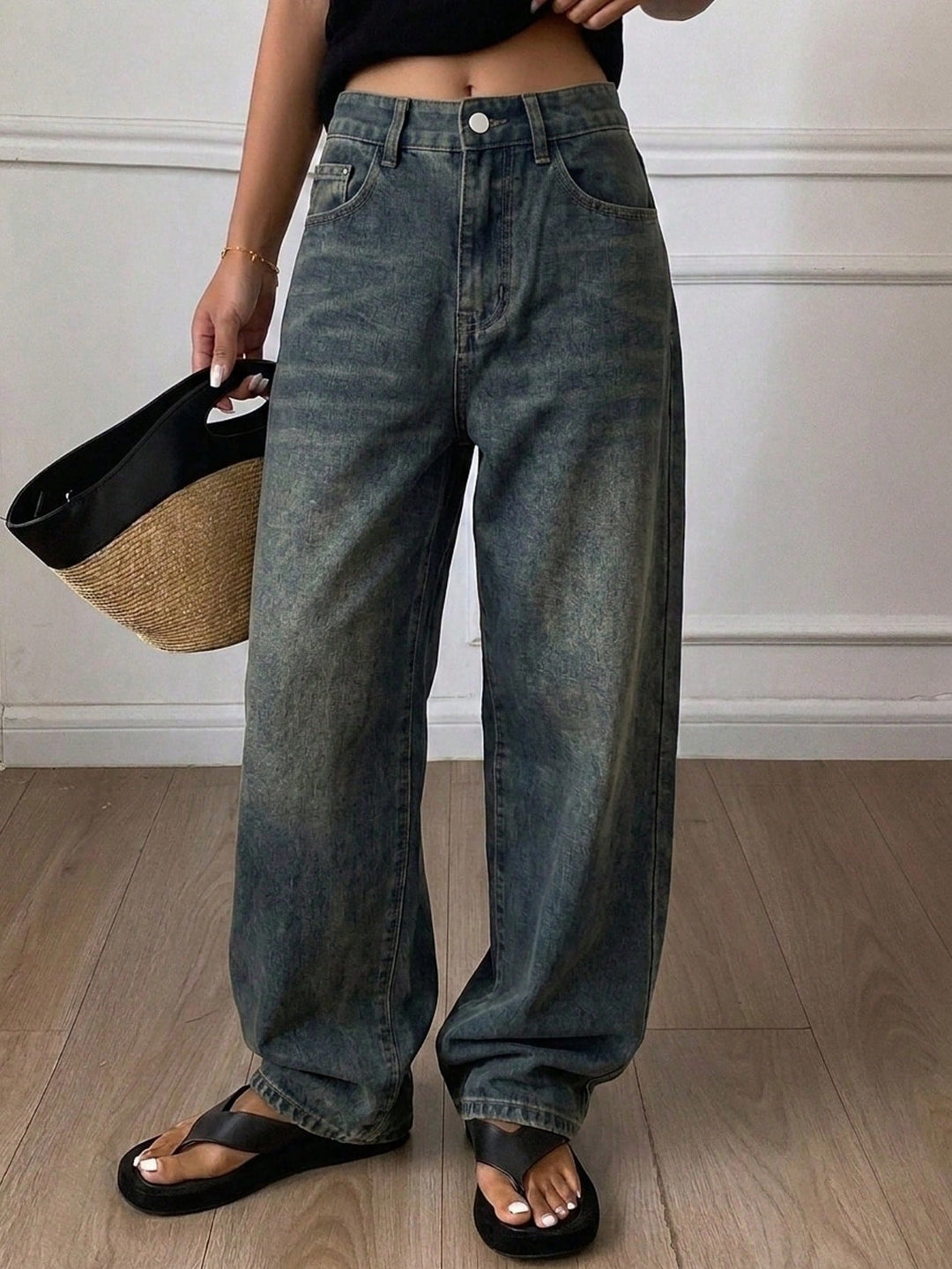 Jeans SHEIN, albastru
