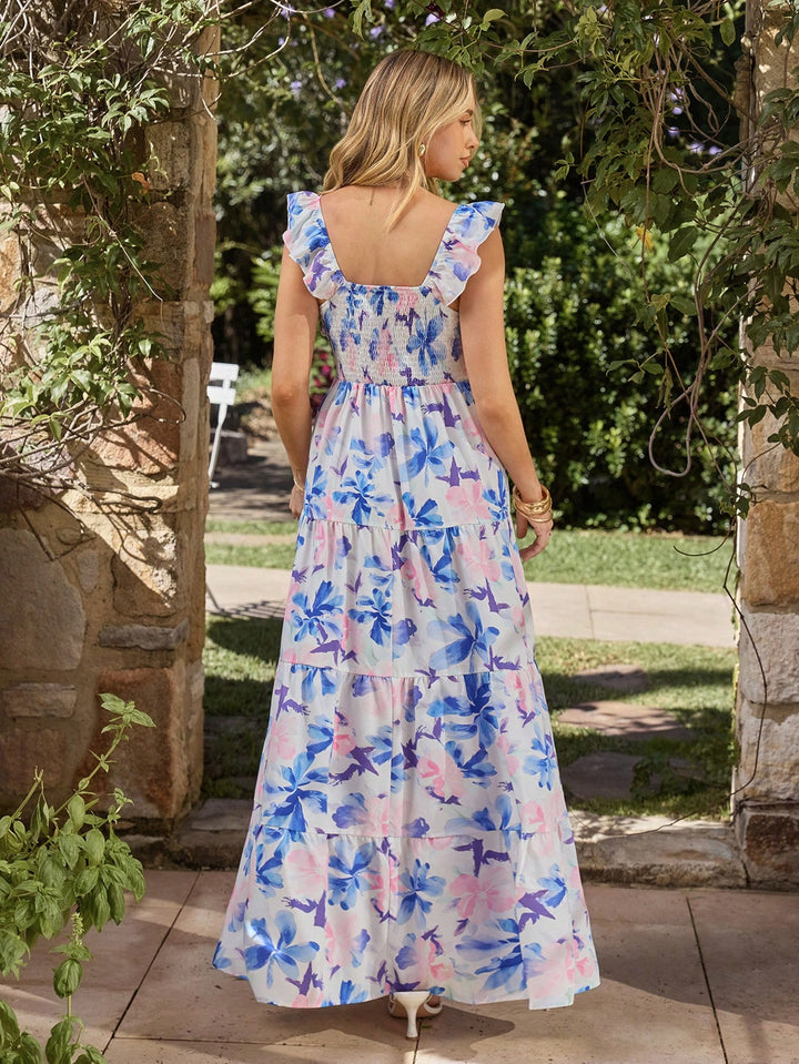Rochie maxi SHEIN, albastru