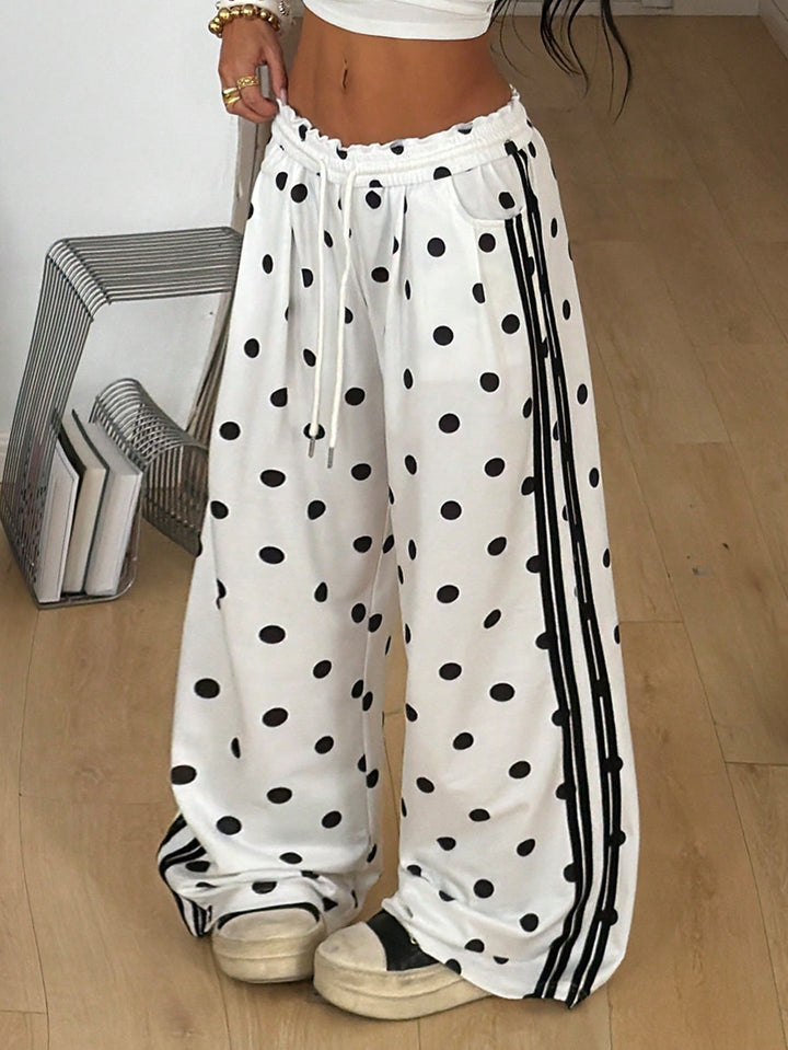 Pantaloni SHEIN, alb