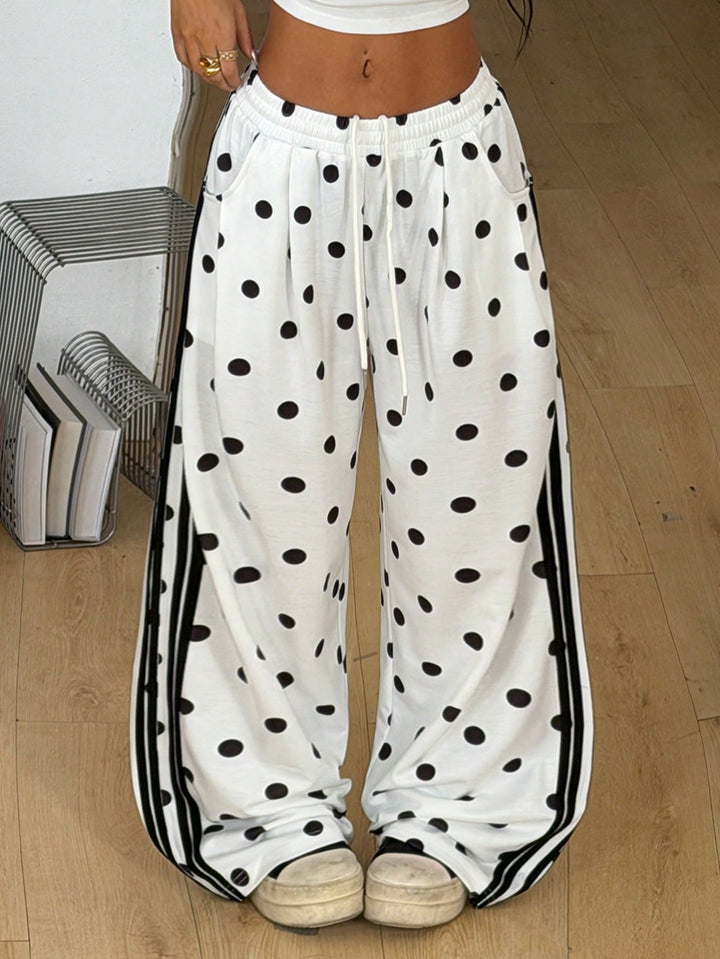 Pantaloni SHEIN, alb