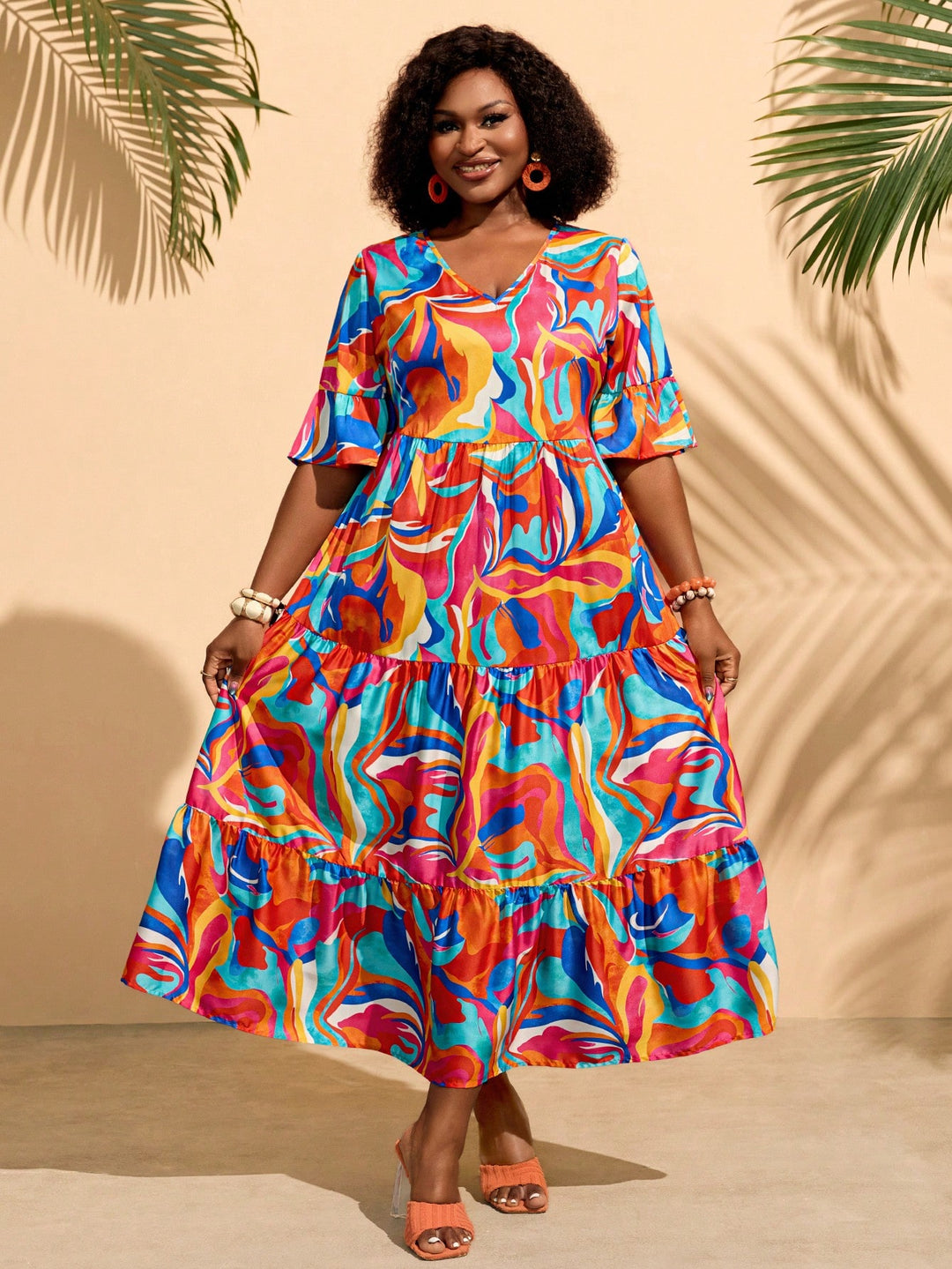 Rochie SHEIN, mix culori