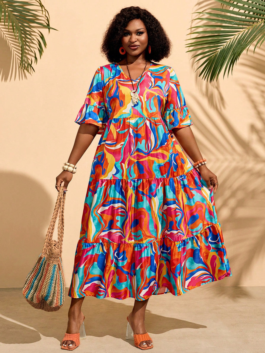 Rochie SHEIN, mix culori