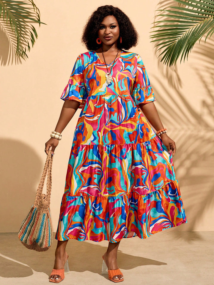 Rochie SHEIN, mix culori