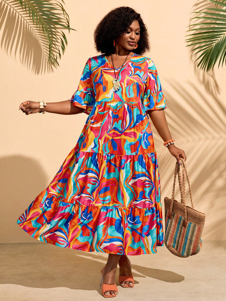 Rochie SHEIN, mix culori