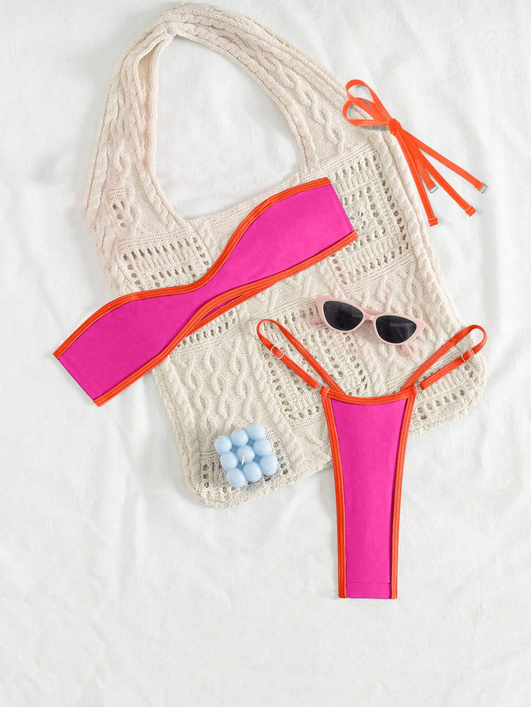 Set bikini SHEIN, mix culori