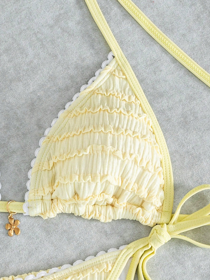 Set bikini SHEIN, galben