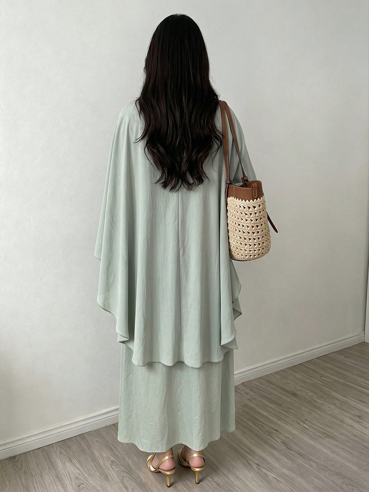 Rochie maxi SHEIN, verde