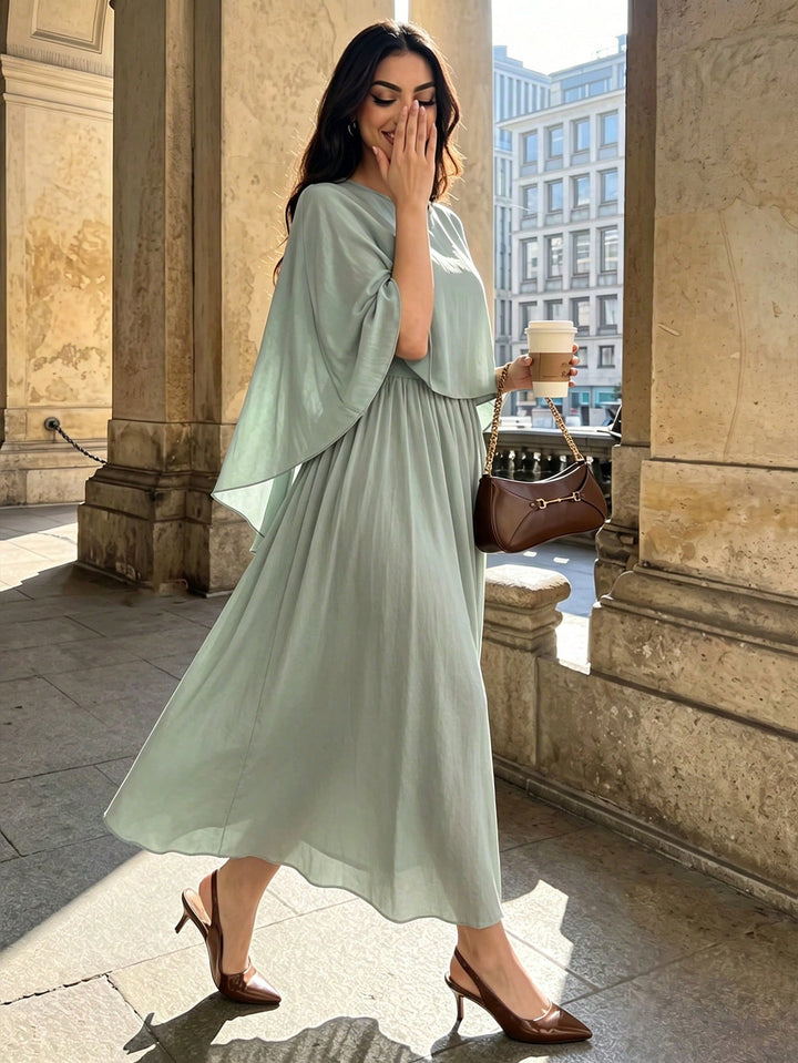 Rochie maxi SHEIN, verde