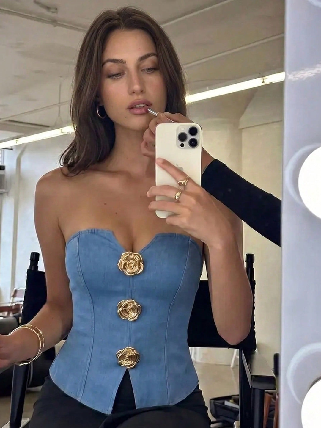 Top SHEIN, albastru