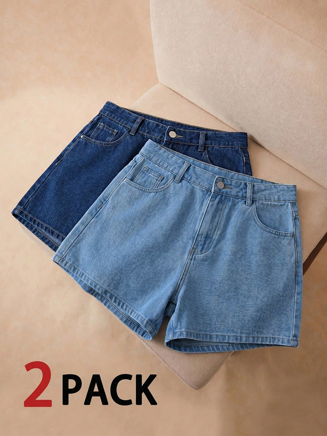 Set pantaloni scurți de blugi SHEIN, albastru