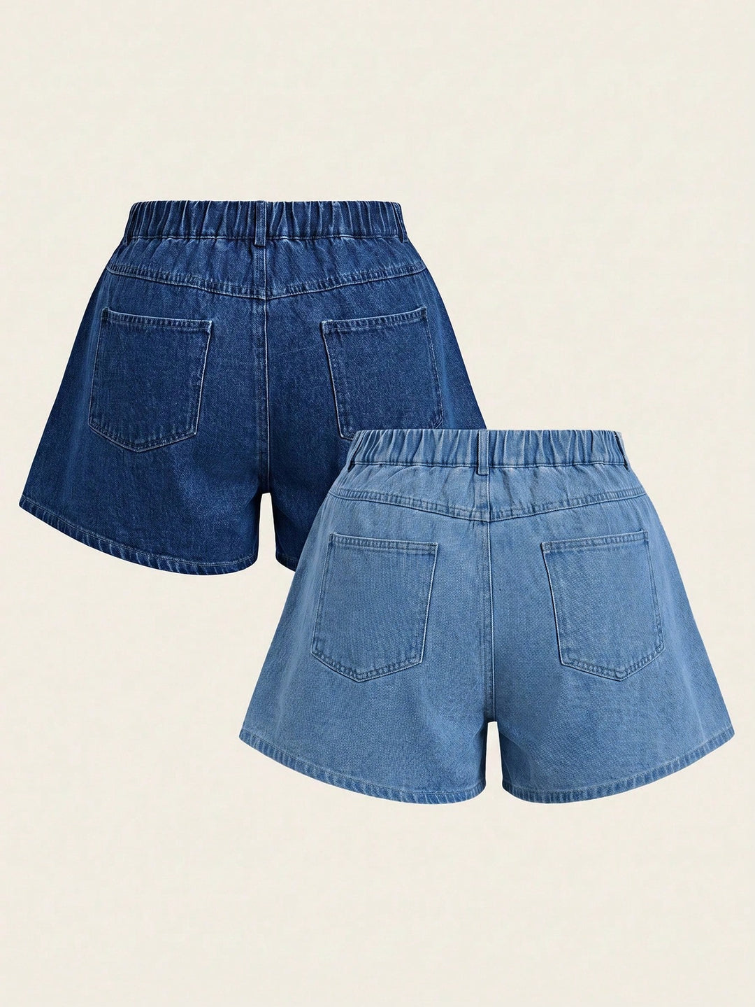 Set pantaloni scurți de blugi SHEIN, albastru