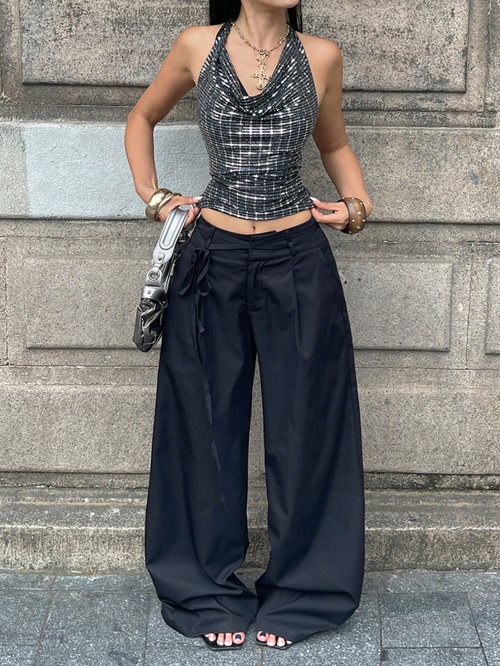 Pantaloni SHEIN, negru