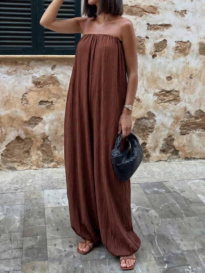 Salopetă SHEIN, maro