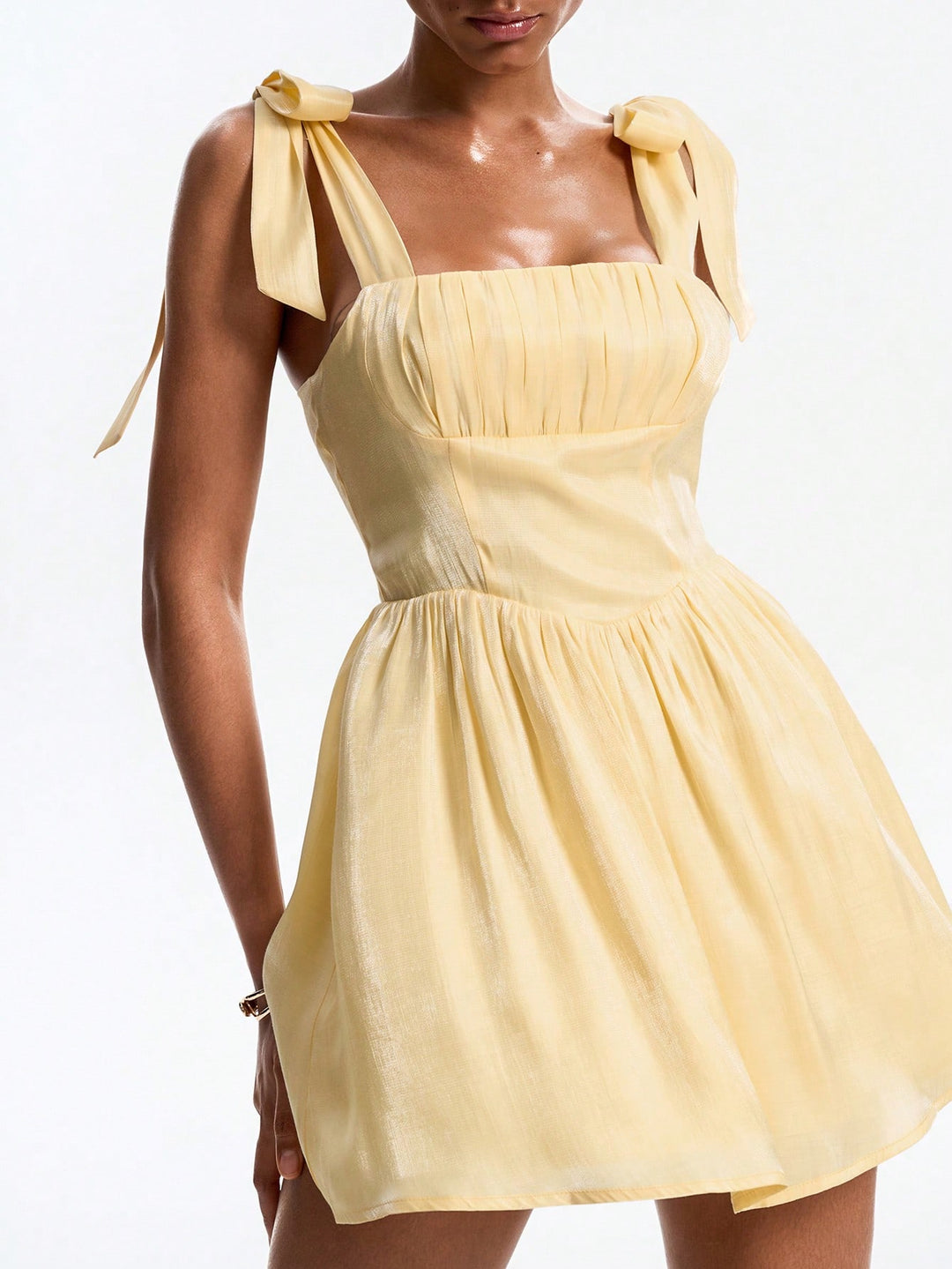 Rochie scurtă SHEIN, galben
