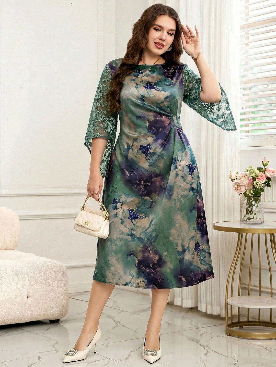 Rochie SHEIN, verde