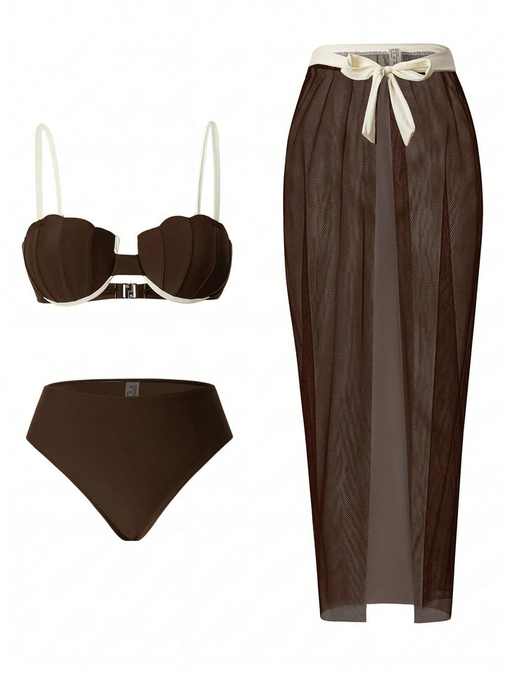 Set bikini SHEIN, mix culori