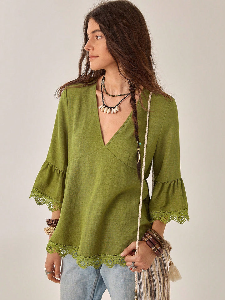 Bluza SHEIN, kaki
