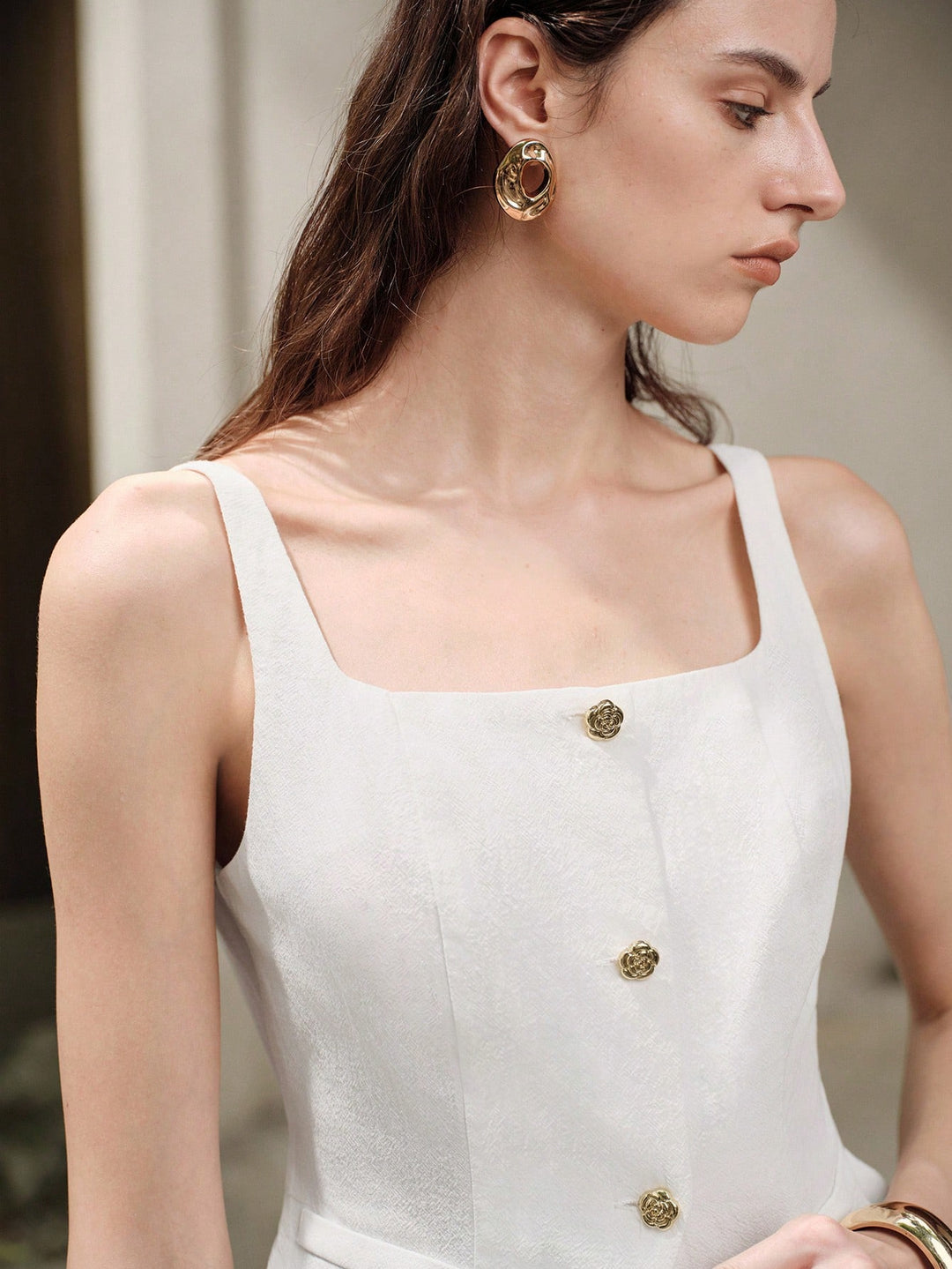Top SHEIN, alb