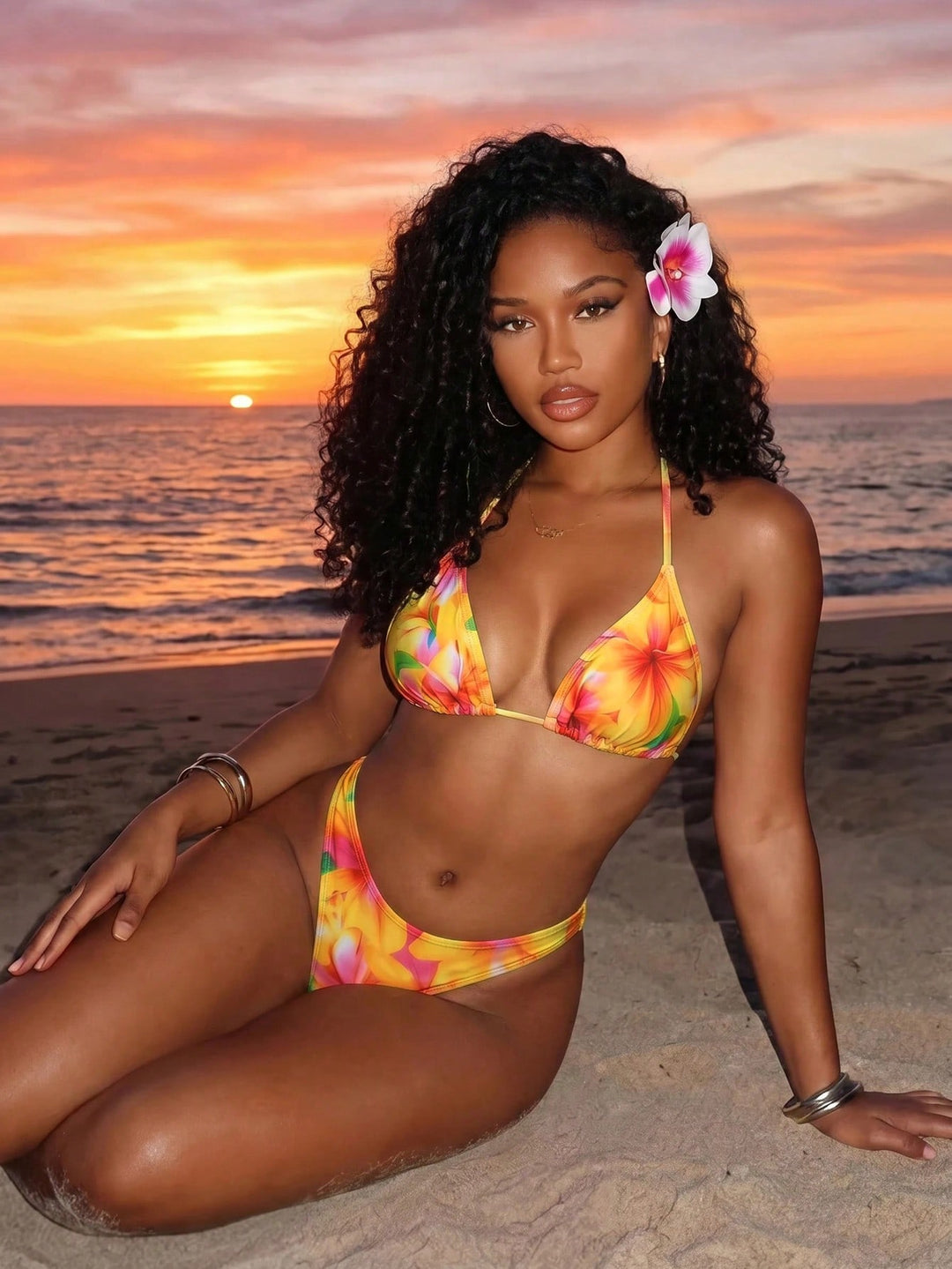 Set bikini SHEIN, mix culori