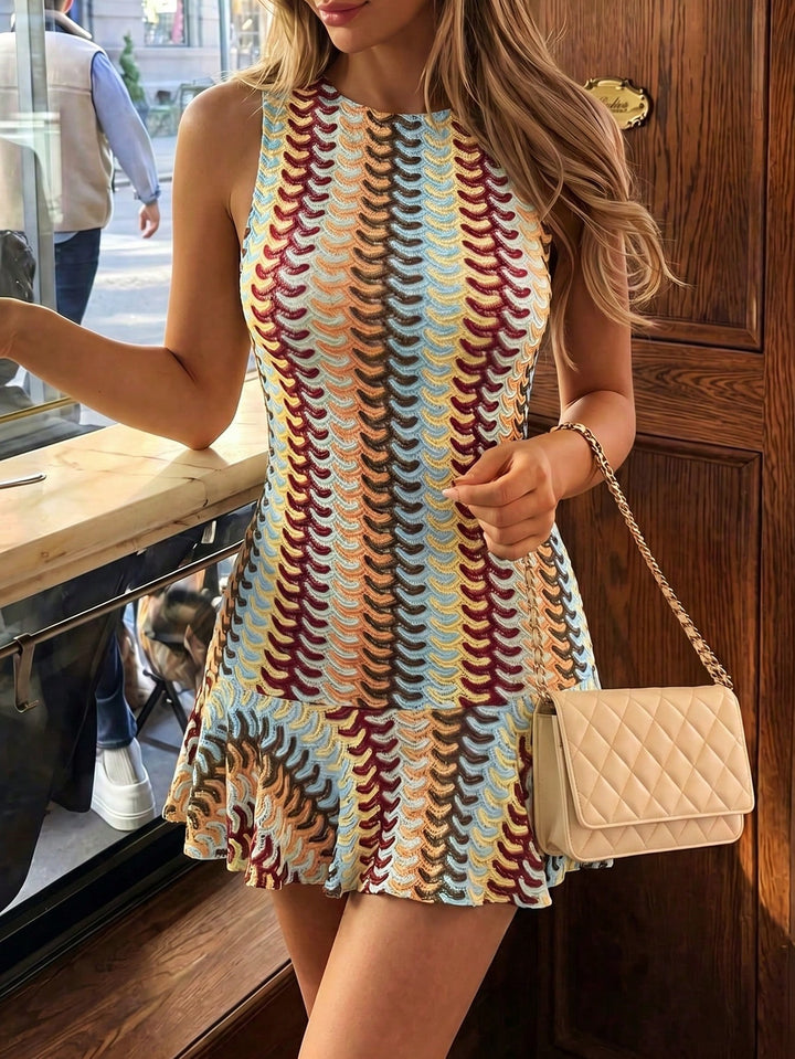 Rochie midi SHEIN, mix culori