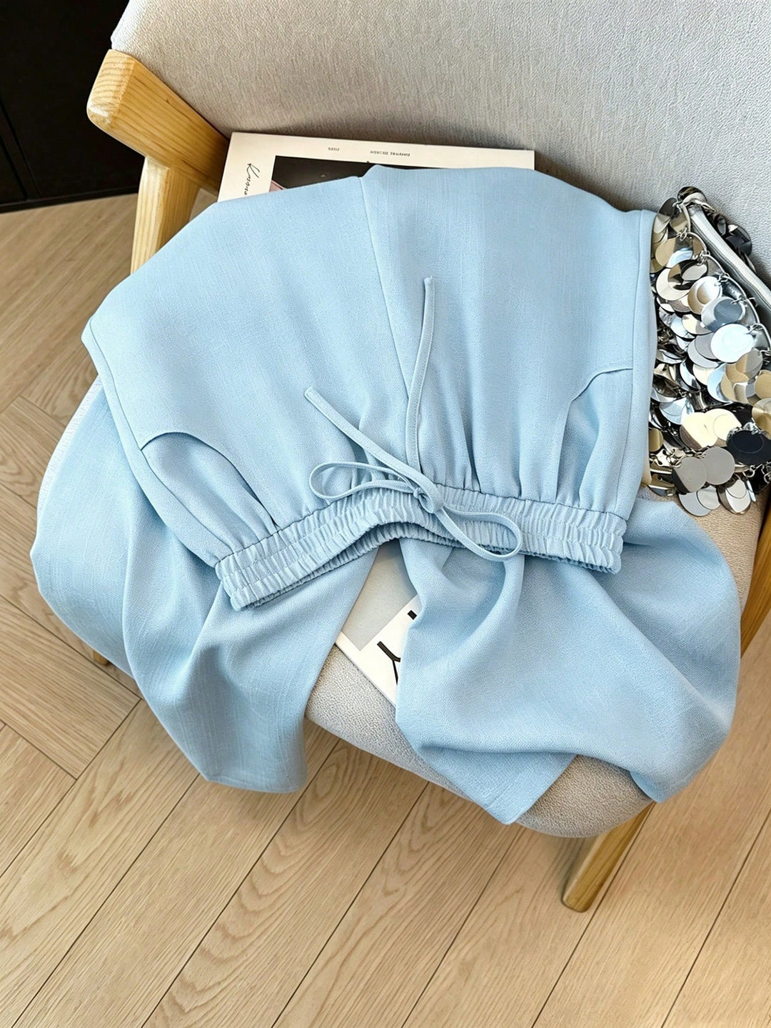 Pantaloni SHEIN, albastru