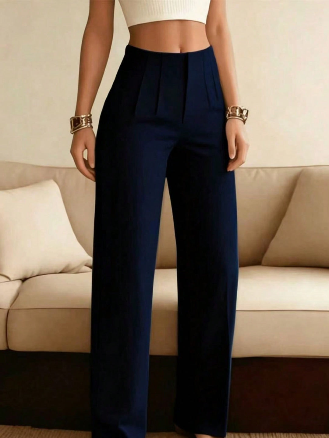 Pantaloni SHEIN, albastru