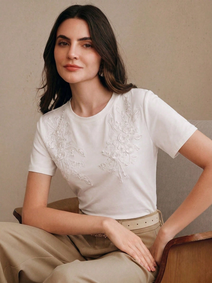 Top SHEIN, alb