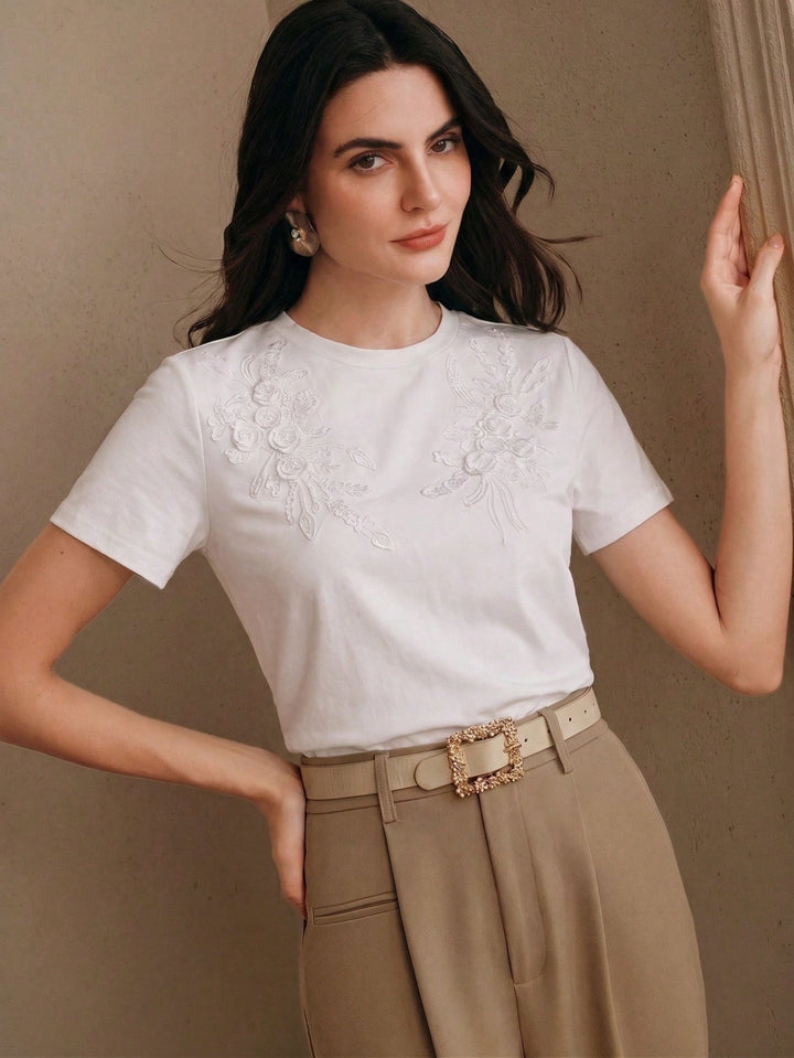 Top SHEIN, alb