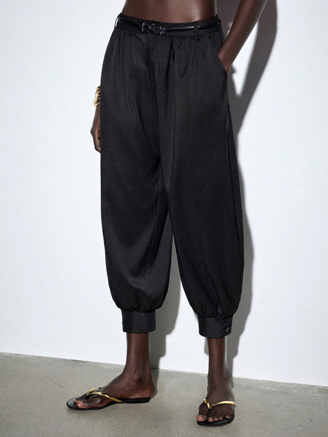 Pantaloni SHEIN, negru